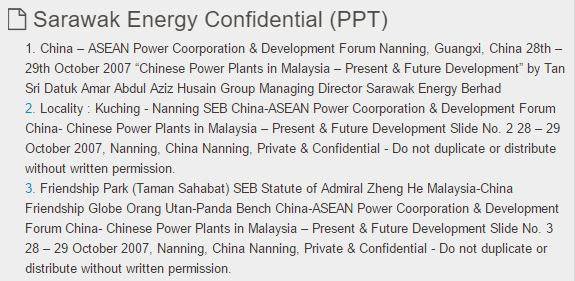 SlideShare: Index of Sarawak Energy Confidential PPT