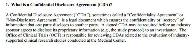 What is Confidential Disclosure Agreement or CDA