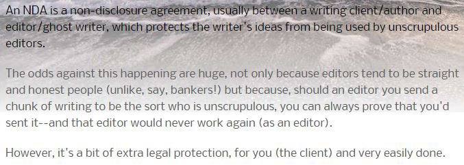 Alice McVeigh opinion on Confidentiality & NDA agreements