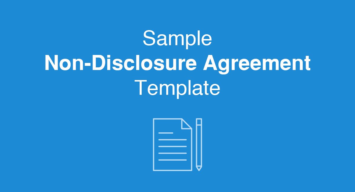 30 Word Non Disclosure Agreement Templates Free Download