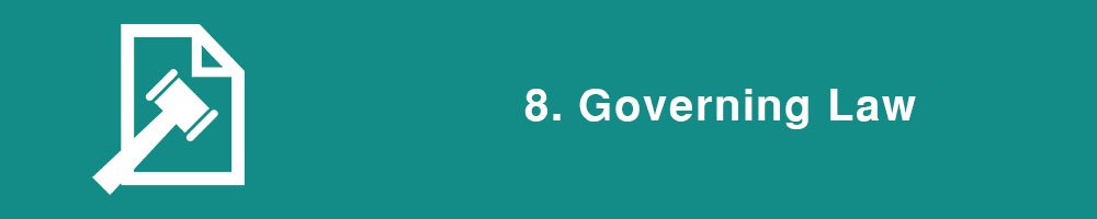 8. Governing Law